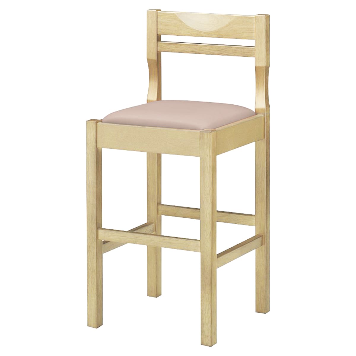 商品詳細（サイズ）■主材：ラバーウッド（ナチュラルクリヤ）■サイズ：W400×D400×H870（SH610）■補足：完成品／張地選択／脚カット可／リミテッド【注意事項】※在庫限りの商品になります。北海道、沖縄、離島及び中継を伴う場合は、追加送料が必要ですので別途ご案内致します。張地カラーバリエーションカラーレザー耐アルコール・耐次亜塩素酸・抗菌・自動車難燃・防炎・イージークリーン