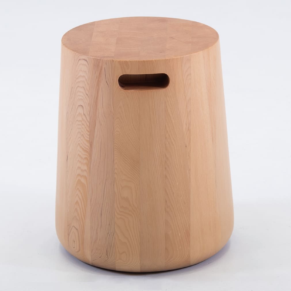 Wooden - 法人様限定 木製スツール 背なし椅子 業務用椅子 サイドテーブル MUC0272 アビタスタイル