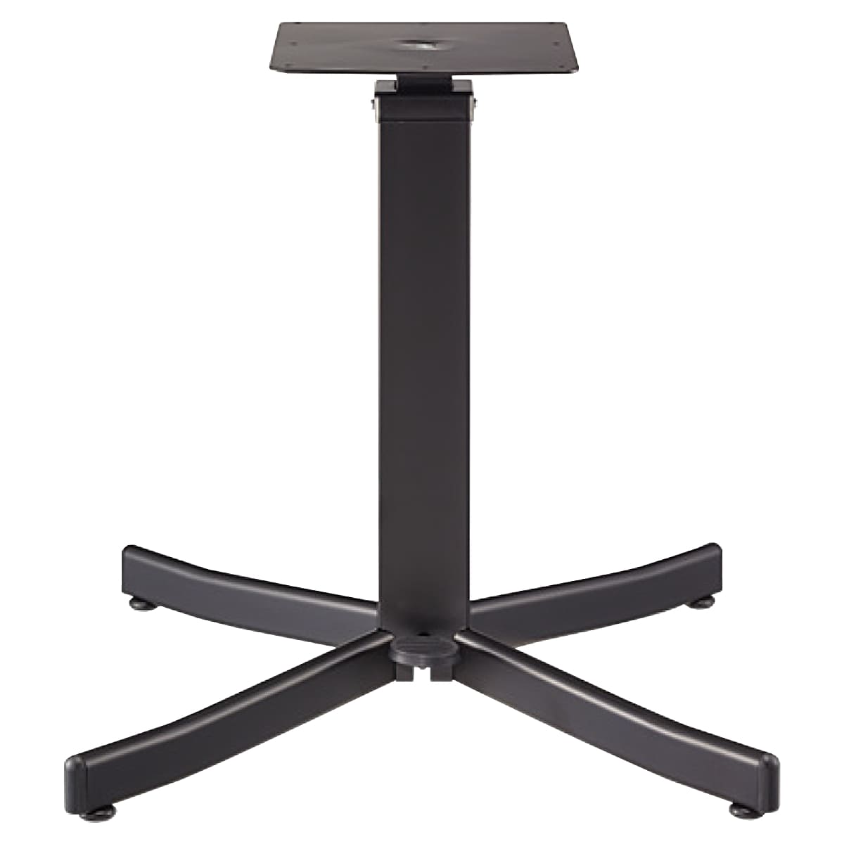 商品詳細（サイズ）■材質：アルミ　スチール■機能：ガス昇降機能■備考：アジャスター付■適合天板サイズ：　　正方形：W800×D800　　丸形：φ900■サイズ：W535×D535×H550～740■受板：240×240×4t■角ポール：75×75■補足：お客様組立品／カラー選択／昇降タイプ【注意事項】※天板の重量、使用条件によって適切でない場合がありますので、本商品と組み合わせる天板の重量を、連絡事項にお書きの上ご購入下さい。北海道、沖縄、離島及び中継を伴う場合は、追加送料が必要ですので別途ご案内致します。脚部カラーブラックベージュライトグレーブラウン木目塗装