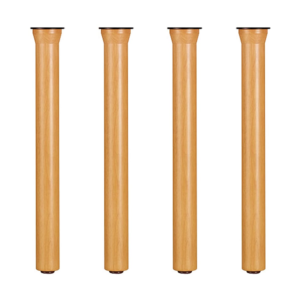 商品詳細（サイズ）■材質：ラバーウッド無垢材■備考：アジャスター付■サイズ：W100×D96×H620～670■丸ポール：φ65■補足：お客様組立品／サイズ選択／カラー選択／グリーン購入法適合【注意事項】※W1500mm以上の天板を使用する際は、反り止め金具が必要になります。北海道、沖縄、離島及び中継を伴う場合は、追加送料が必要ですので別途ご案内致します。脚部カラー8N1N