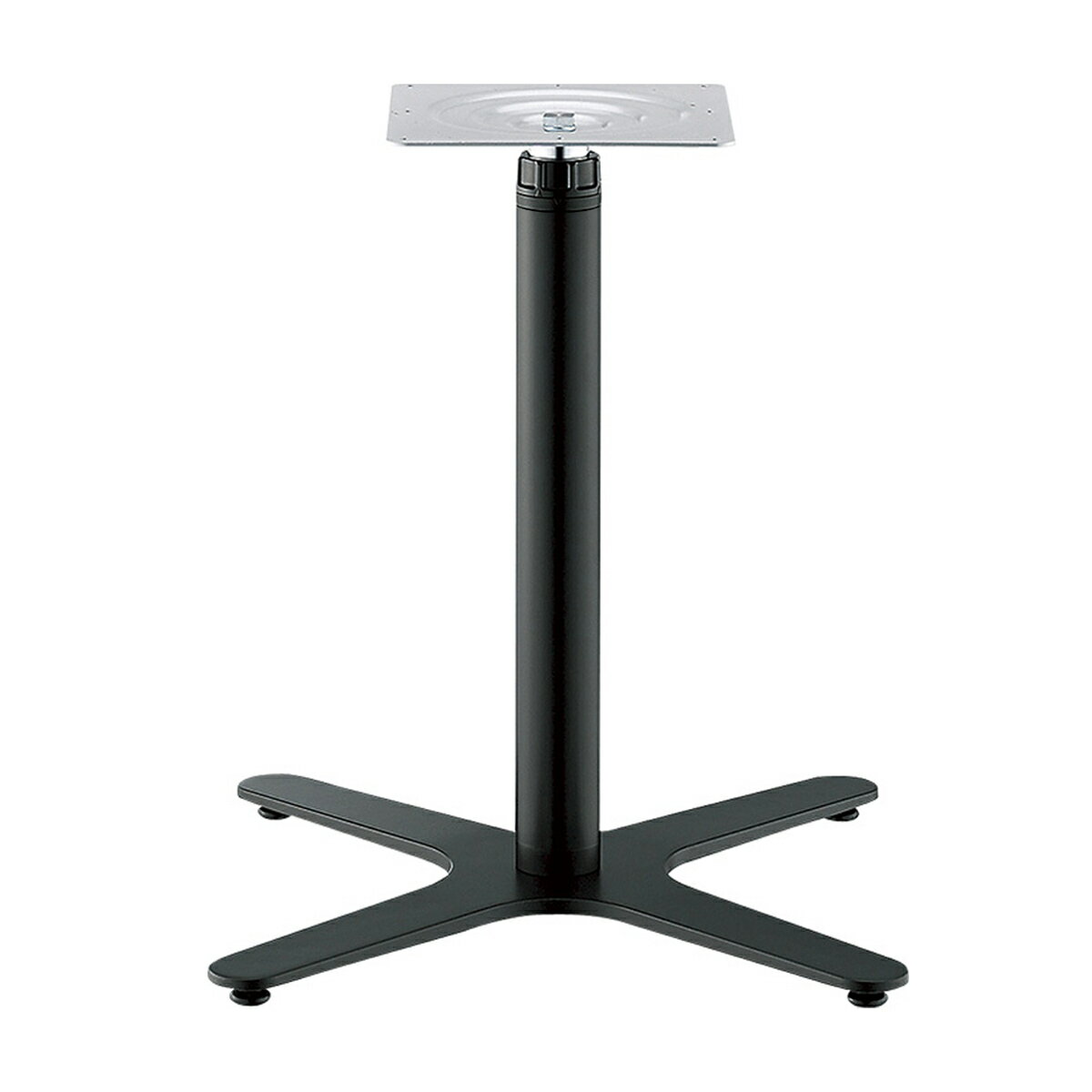 商品詳細（サイズ）■材質：　　ポール：スチール　　ベース：アルミダイキャスト■機能：ラチェット昇降式（20mm間隔15段階調整）■備考：アジャスター付■適合天板サイズ：　　正方形：W600×D600　　丸形：φ650■サイズ：W400×D400×H580～880■受板：240×240×3.2t■丸ポール：φ60.5■補足：お客様組立品／カラー選択／昇降タイプ【注意事項】※組立にボックスレンチ（26サイズ）が必要になります。※天板の重量、使用条件によって適切でない場合がありますので、本商品と組み合わせる天板の重量を、連絡事項にお書きの上ご購入下さい。北海道、沖縄、離島及び中継を伴う場合は、追加送料が必要ですので別途ご案内致します。脚部カラーブラックシルバー（I41粉体塗装）クロムメッキ／ショットクロム「エリアSC 2550 ラチェット昇降式 ～H880」のシリーズ商品法人様限定 大和金属 十字脚 昇降脚 その他テーブル脚 エリアSC 2550 ラチェット昇降式 ～H98024,216円〜法人様限定 大和金属 十字脚 昇降脚 その他テーブル脚 エリアSC 2650 ラチェット昇降式 ～H88024,216円〜法人様限定 大和金属 十字脚 昇降脚 その他テーブル脚 エリアSC 2650 ラチェット昇降式 ～H98024,590円〜