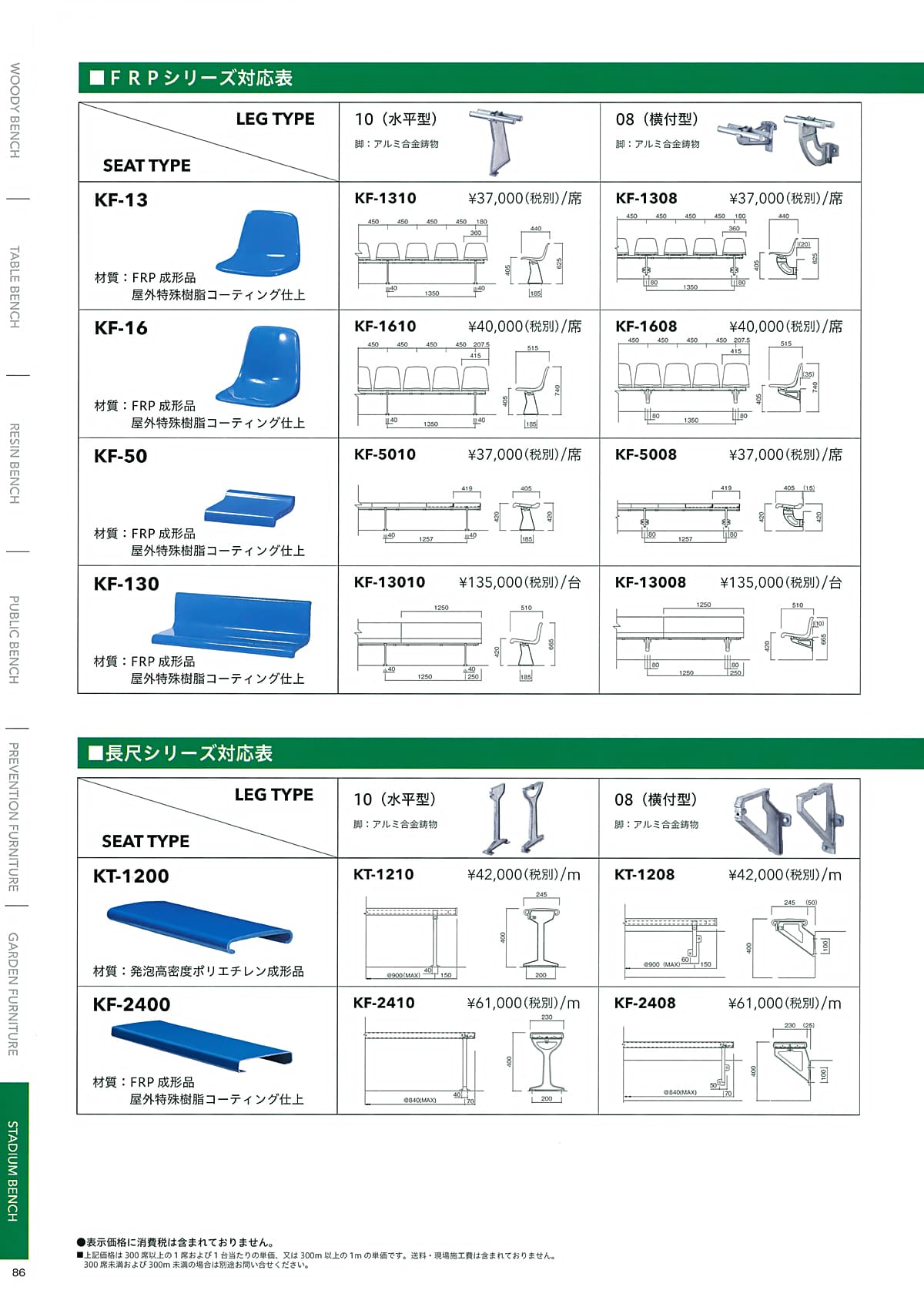 法人様限定 ガーデンベンチ 屋外ベンチ KF-5002 モリマーキンキ [3]