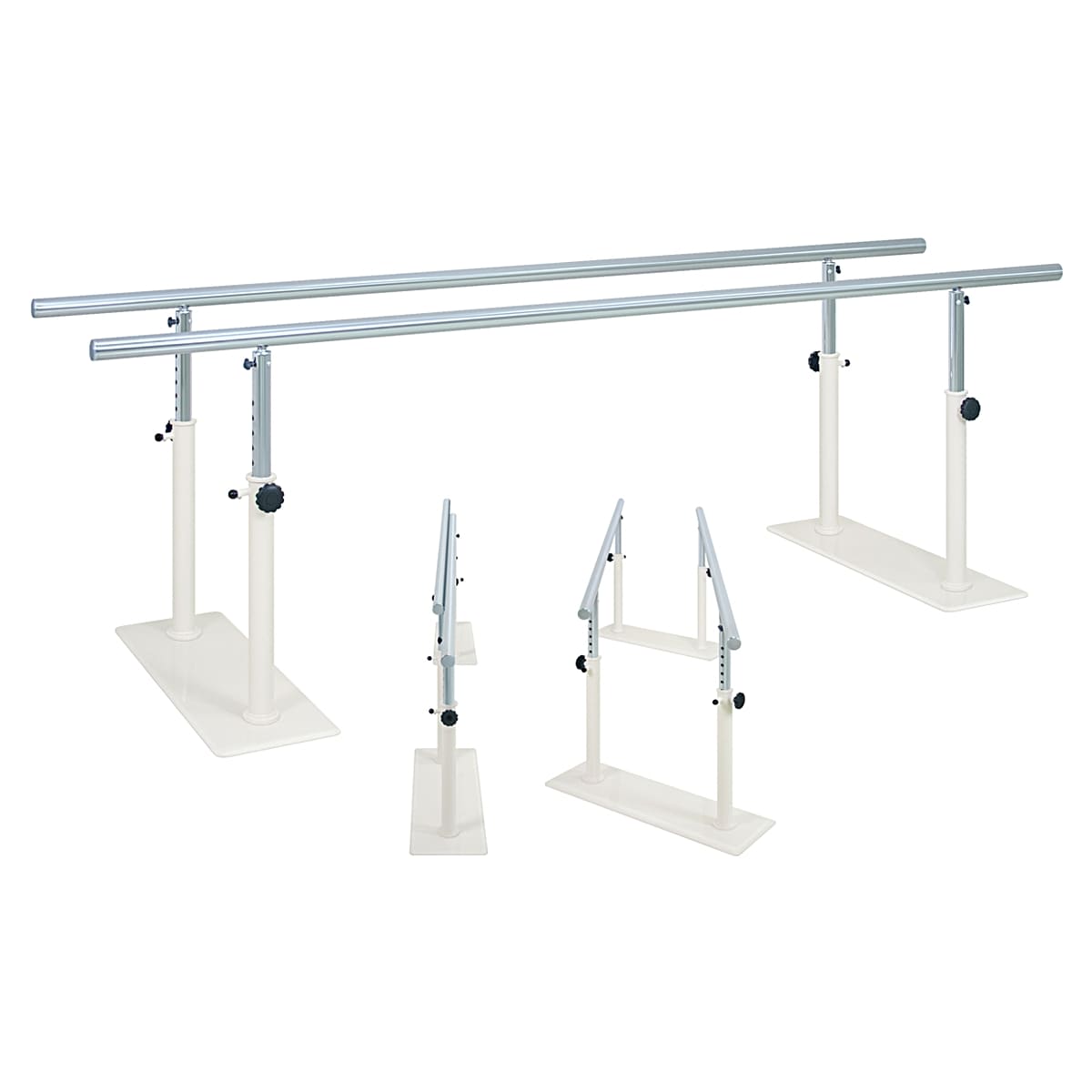 法人様限定 高田ベッド 歩行訓練台 T型収納式平行棒 TB-1463