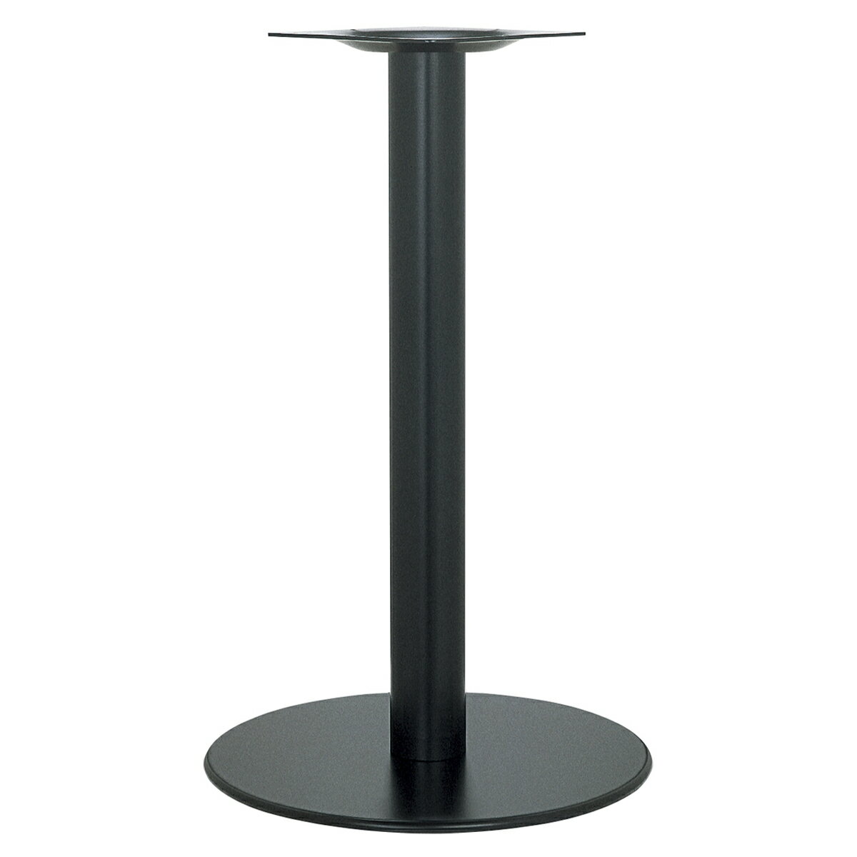 商品詳細（サイズ）■材質：スチール■備考：アジャスター付■サイズ：φ400×H320～700■受板：195×195×3.2t（U-TP 200）■丸ポール：φ60■ベース厚：20mm■補足：お客様組立品／サイズ選択／カラー選択脚部カラーブラックシルバーブラック／クロムメッキクロムメッキゴールド