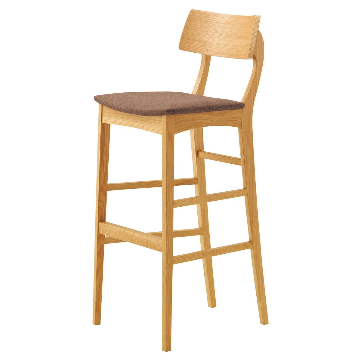 商品詳細（サイズ）■背：オーク突板成型合板■フレーム：オーク無垢材（艶消し仕上げ）※ACはアンティーク仕上げ■重量：6.5kg■備考：脚カット最大200mmまで可能■サイズ：W420×D490×H1050（SH765）■補足：完成品／カラー...