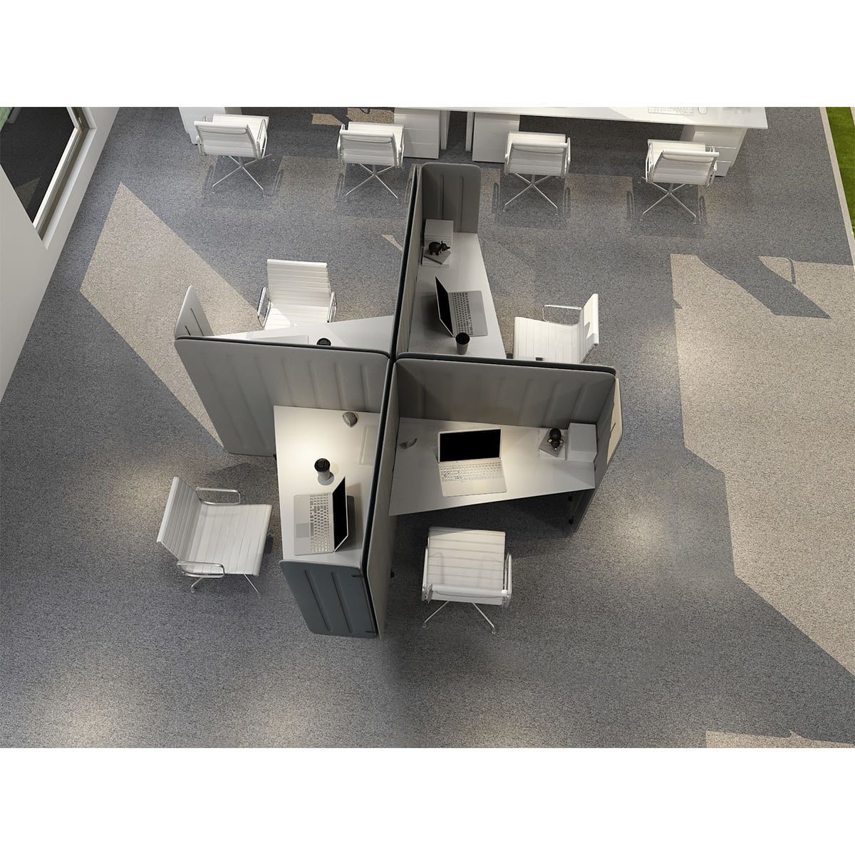 法人様限定 アビタスタイル テーブル デスク MUA0036MI [2]