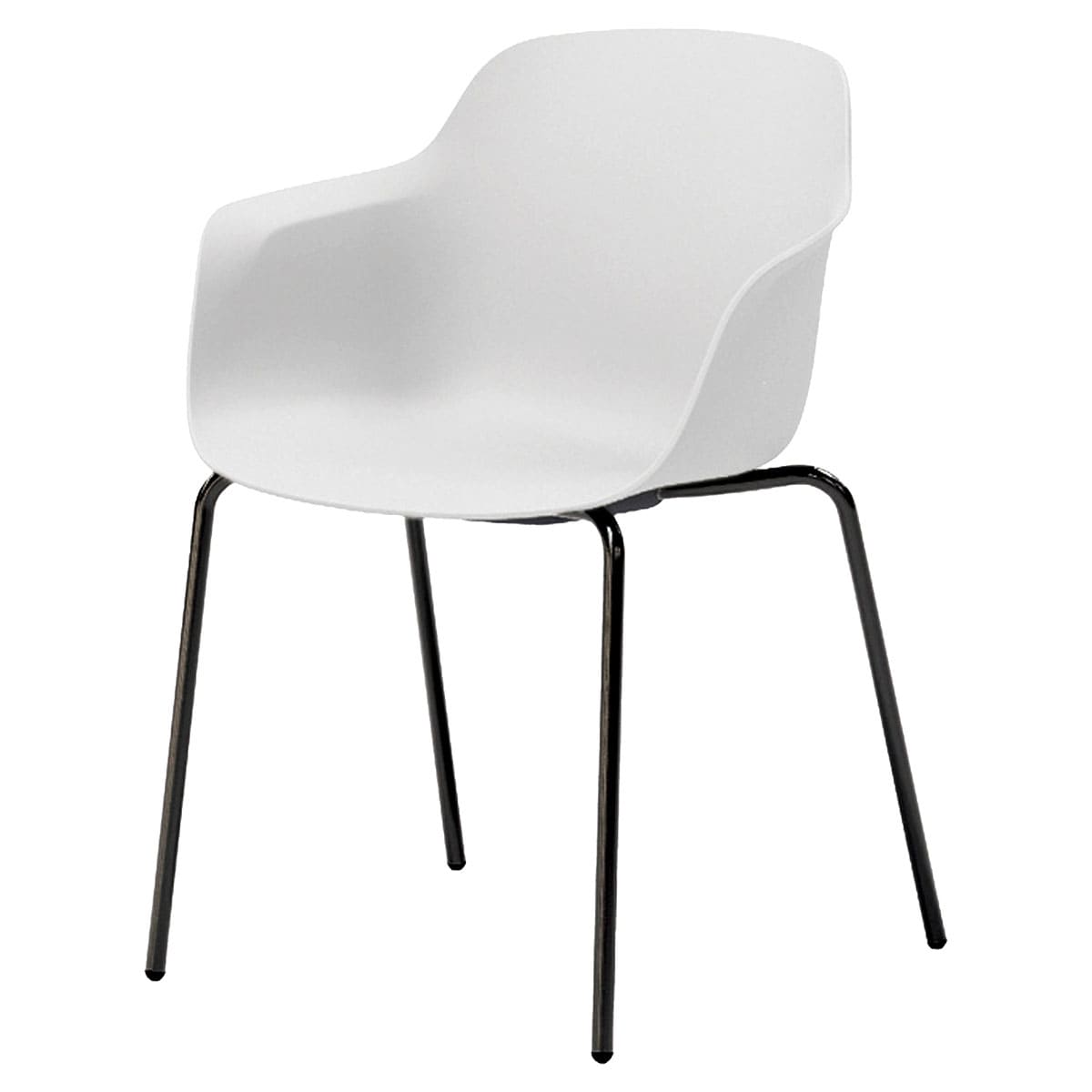 法人様限定 アダル スチール椅子 ダイニングチェア プラスチック椅子 ロリア アームチェア 金物脚