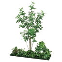 法人様限定 ベルク オフィス家具 フェイクグリーン フロアグリーン 3連 シェフレラ H1800 GM5713