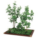 法人様限定 ベルク オフィス家具 フェイクグリーン フロアグリーン 45角6連 シェフレラ H1800 GM5724
