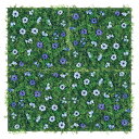 法人様限定 ベルク オフィス家具 フェイクグリーン グリーンパネル 連接パネル フラワー 60角4連 AM6402