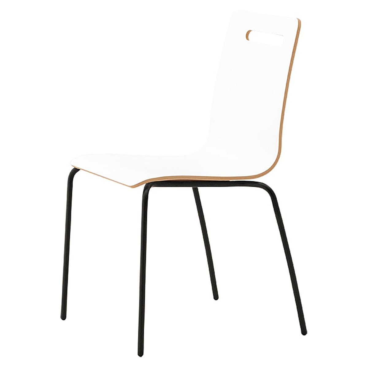 法人様限定 クレス ダイニングチェア スチール椅子 キーノA1 4本脚・プライウッド(抗ウイルス仕様) [2]