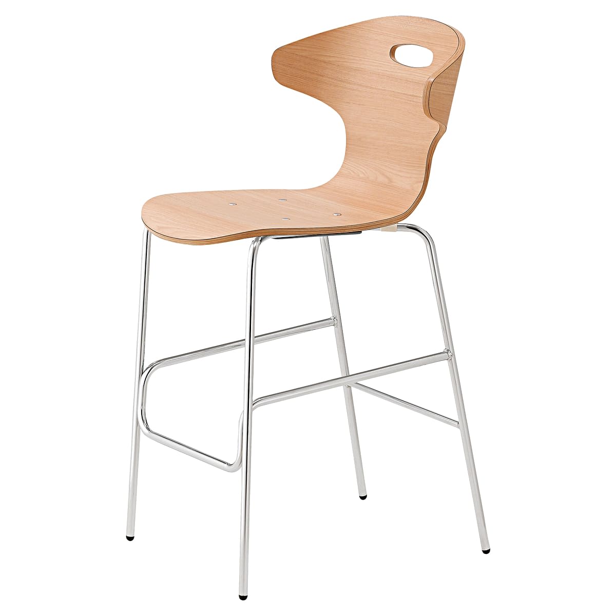 法人様限定 クレス 椅子 スチール カウンターチェア テモラカウンターL1 ロータイプ・プライウッド