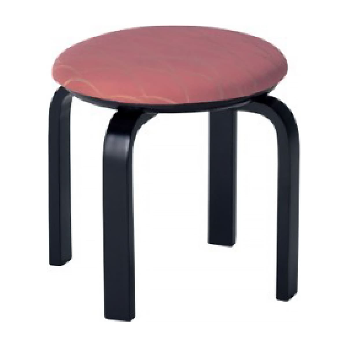 法人様限定 演漆 椅子 木製スツール 11-64-8