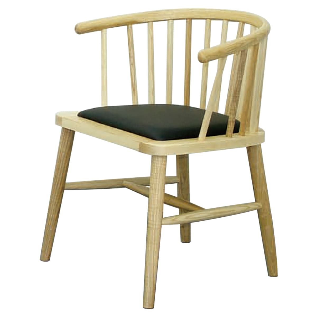 法人様限定 演漆 ダイニングチェア 木製椅子 夕霧