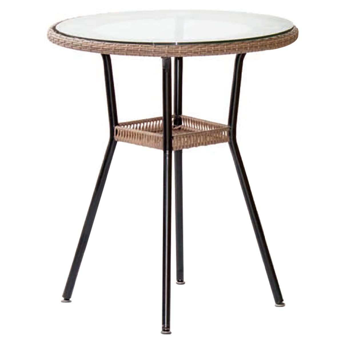 法人様限定 演漆 ガーデン家具 ガーデンテーブル ソレイユ サークルテーブル