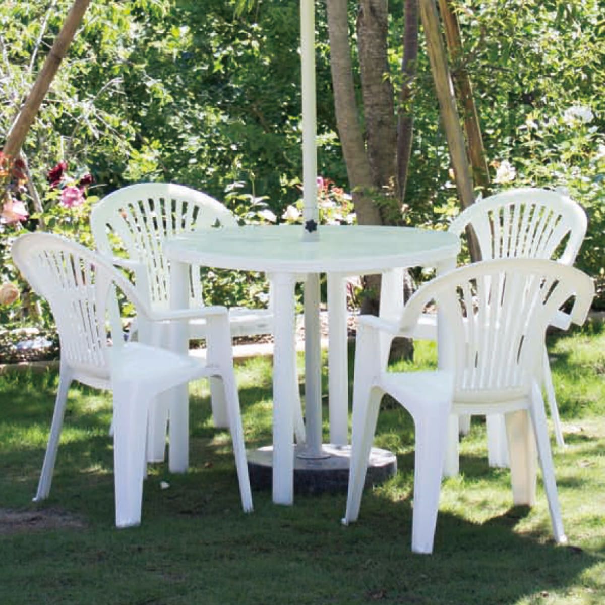 法人様限定 演漆 ガーデン家具 ガーデンテーブル ソレイユ サントテーブル [2]