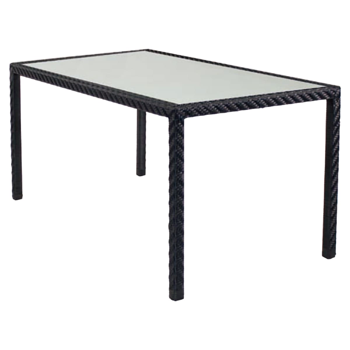 法人様限定 演漆 ガーデン家具 ガーデンテーブル ソレイユ 角長テーブル [2]