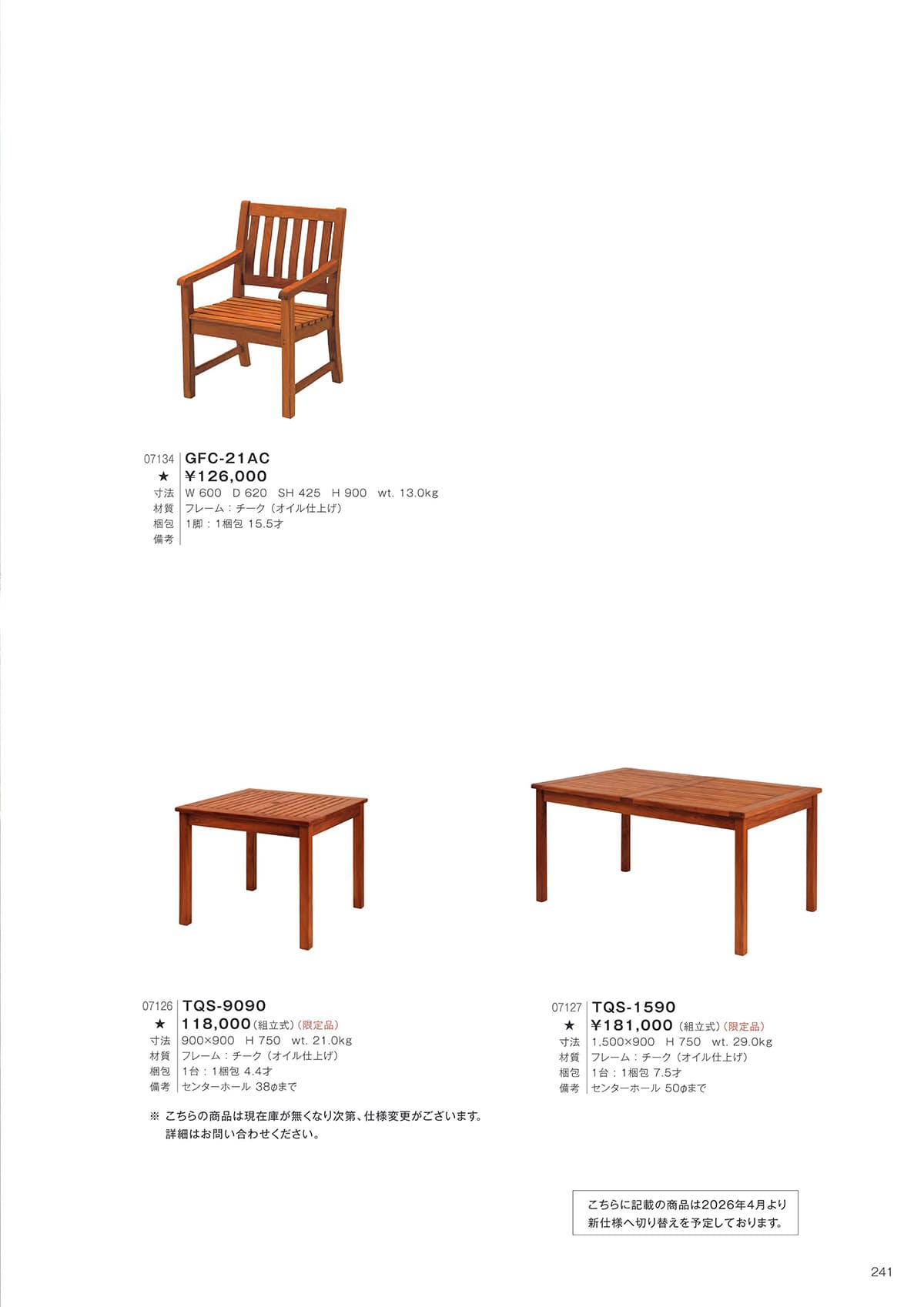 法人様限定 富士(FUJI) ガーデン家具 ガーデンテーブル TQS-9090 [2]