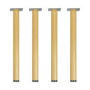 法人様限定 ハヤシ(HAYASHI) 独立脚 その他テーブル脚 SP-POLE-60φ×4 木目調塩ビシート