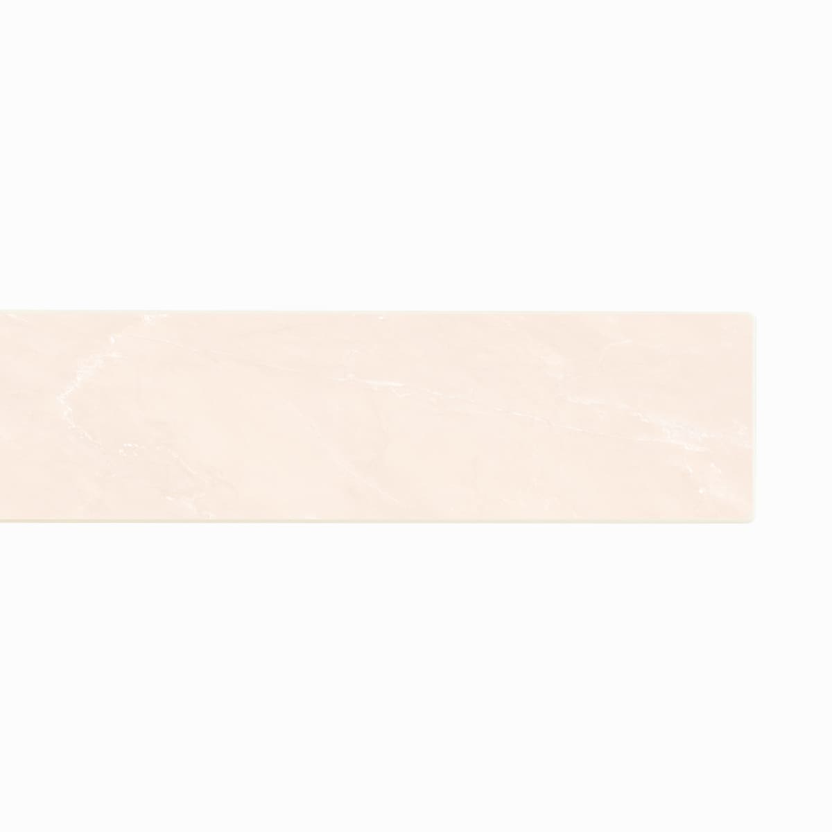 法人様限定 ハストネット 大理石柄スナックテーブル(D600)ローズマーブル(グロス)長方形ベース脚セット [2]