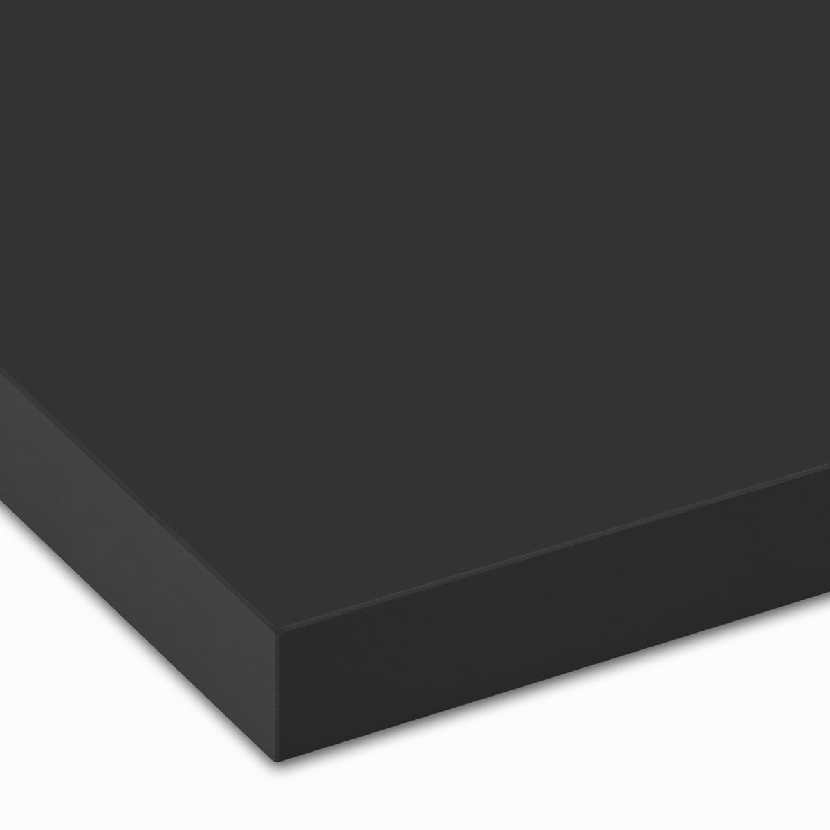 法人様限定 ハストネット スナックテーブル(D500)マットブラック 正方形ベース脚セット [2]