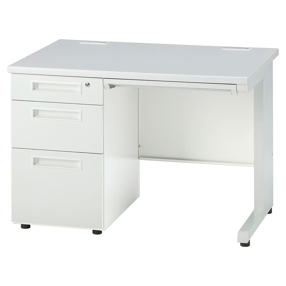 法人様限定 井上金庫 テーブル GSD デスク 片袖机 3段 [2]