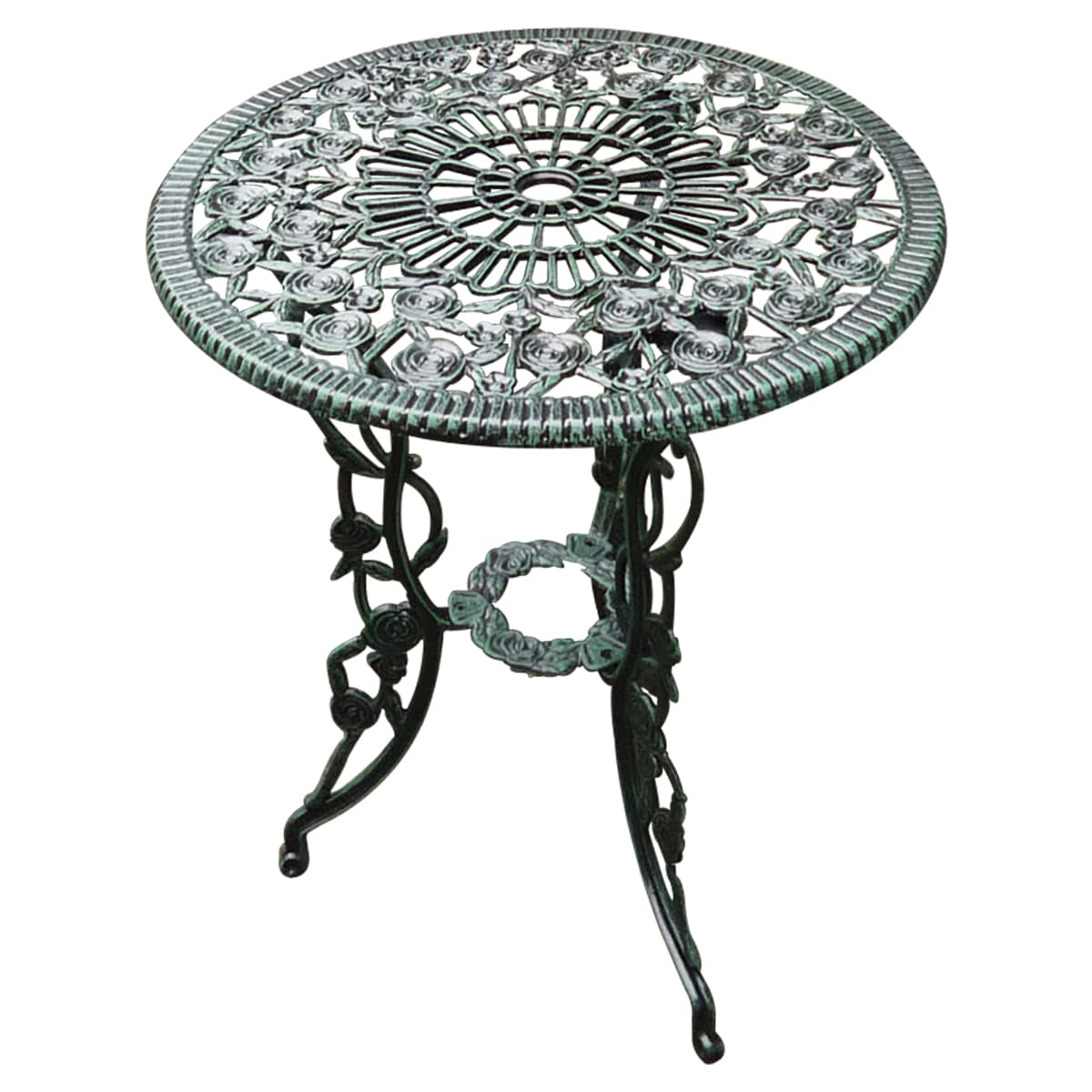 法人様限定 ジャービス ガーデン家具 ガーデンテーブル アルミ鋳物テーブル（中）