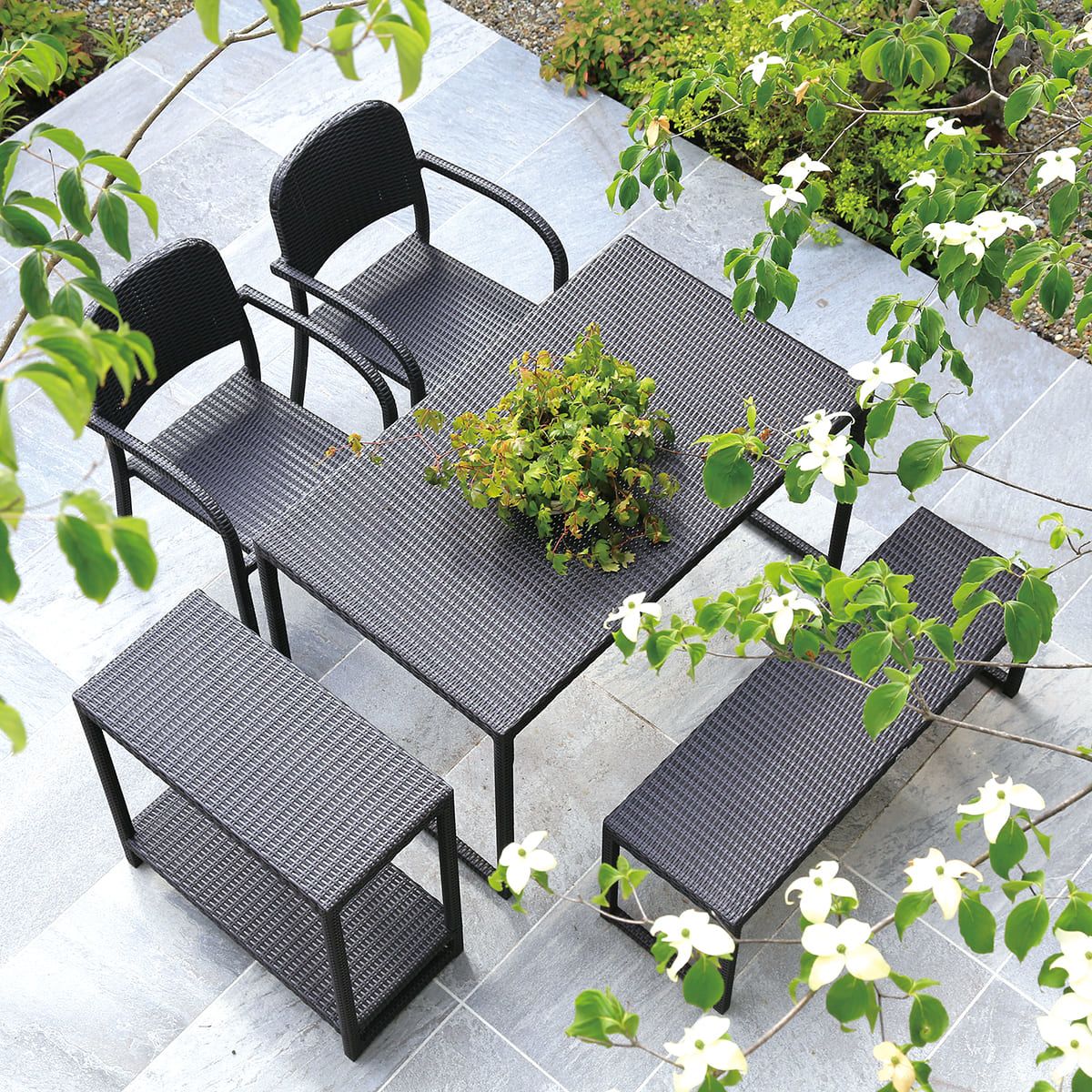 法人様限定 かねみつ漆器店 ガーデン家具 ガーデンテーブル Simpleサイドテーブル SR SHK-001SR-D