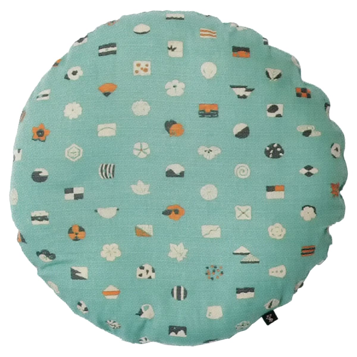 楽天ハストネット楽天市場店法人様限定 工夫庵 円座布団 柄 お菓子 φ47