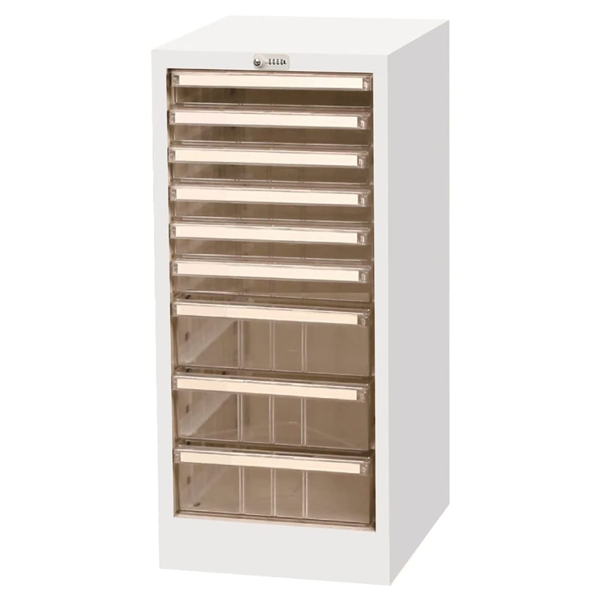 法人様限定 宮成製作所 オフィス家具 書庫 オールロックキャビネット APシリーズ A4用 1列ロータイプ 浅型6段・深型3段