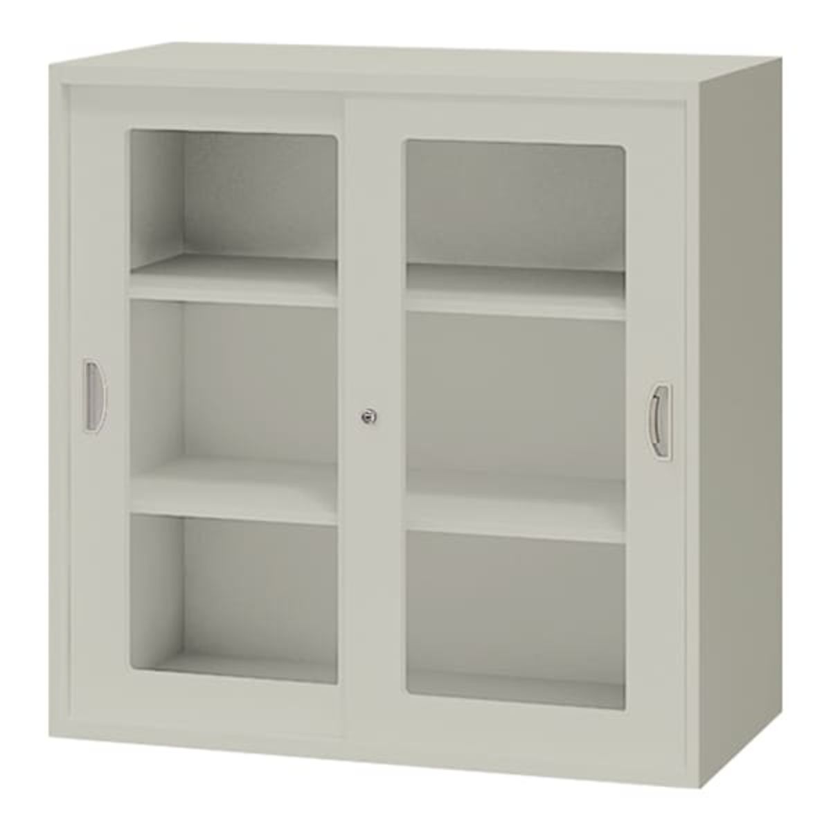 法人様限定 ナイキ（NAIKI） オフィス家具 書庫 NW-0909HG-AW 引違い戸