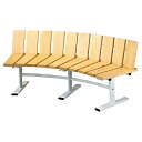法人様限定 ニチエス ガーデン家具 ガーデンベンチ ウッドベンチ(外側用) WSR-18