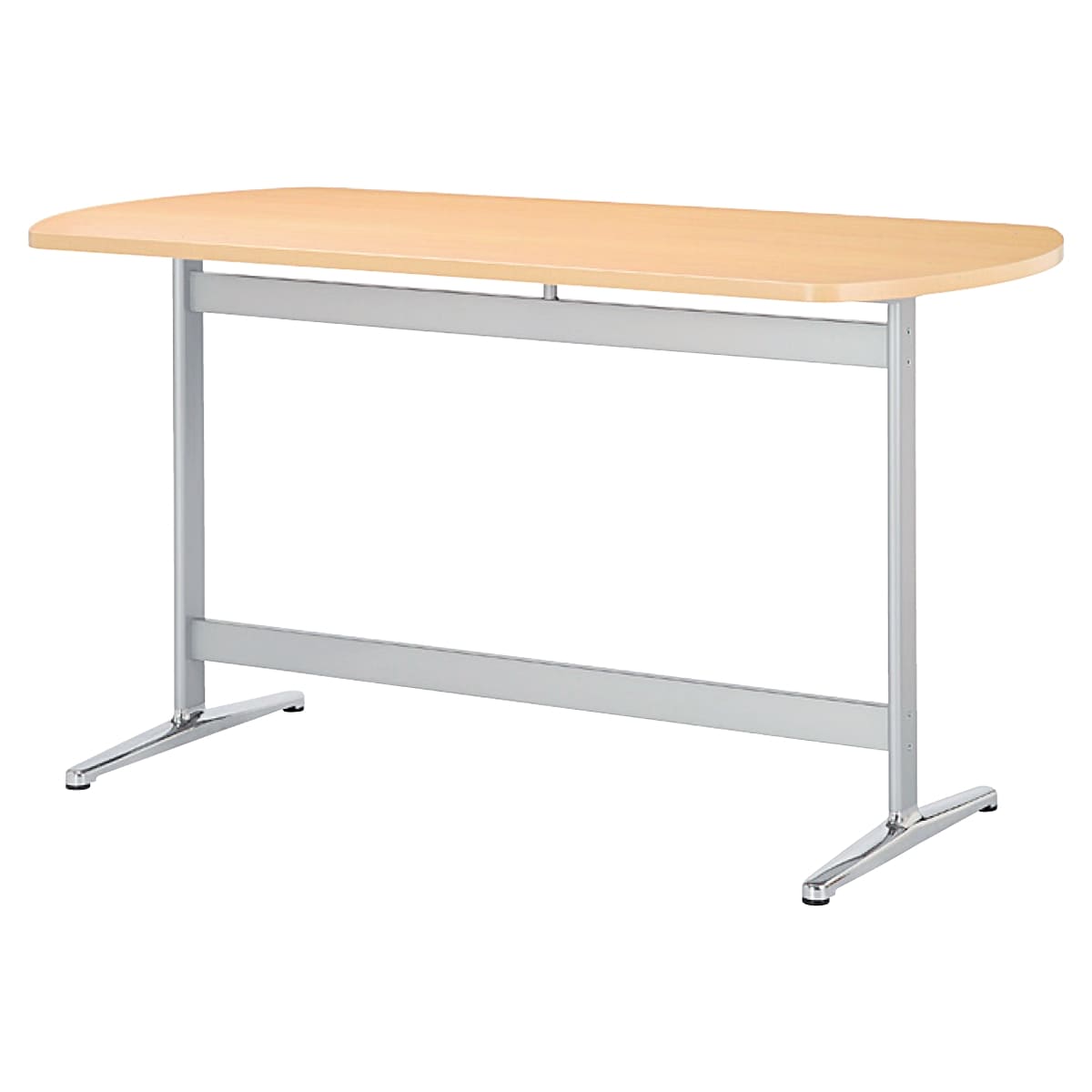 商品詳細（サイズ）■天板：　　メラミン化粧板　30mm厚　　抗菌・指紋レス（※オフホワイト 抗菌のみ）■エッジ：ABS樹脂■脚部：　　支柱：スチール楕円パイプ（80×25） 焼付塗装　　ベース：アルミダイキャスト　鏡面仕上　アジャスター付■...