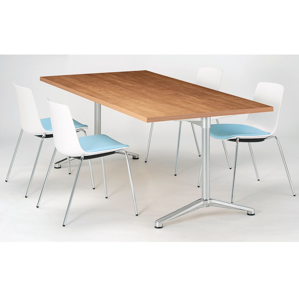 法人様限定 ニシキ工業 ミーティングテーブル HD テーブル T字脚 [3]