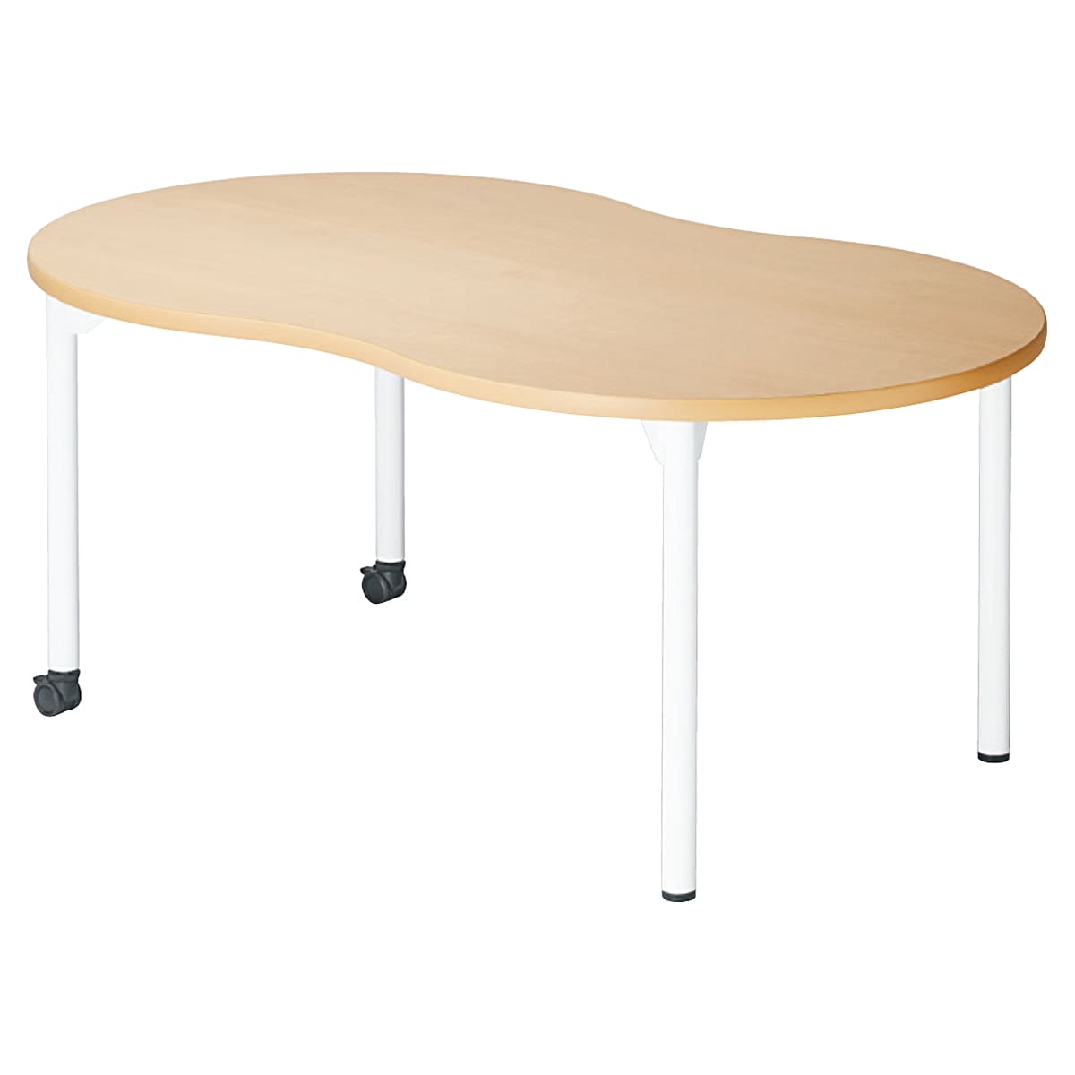 法人様限定 ニシキ工業 キッズ家具 キッズテーブル EDL テーブル ピーナッツ型