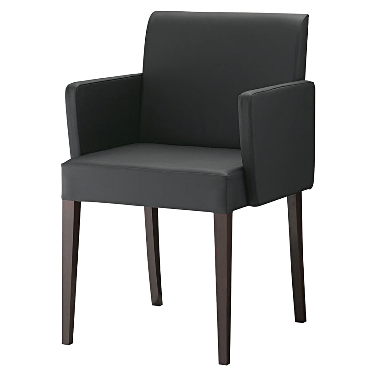 法人様限定 プロシード ダイニングチェア 木製椅子 リーブルアームイス2B ハイバック 張肘付 [2]