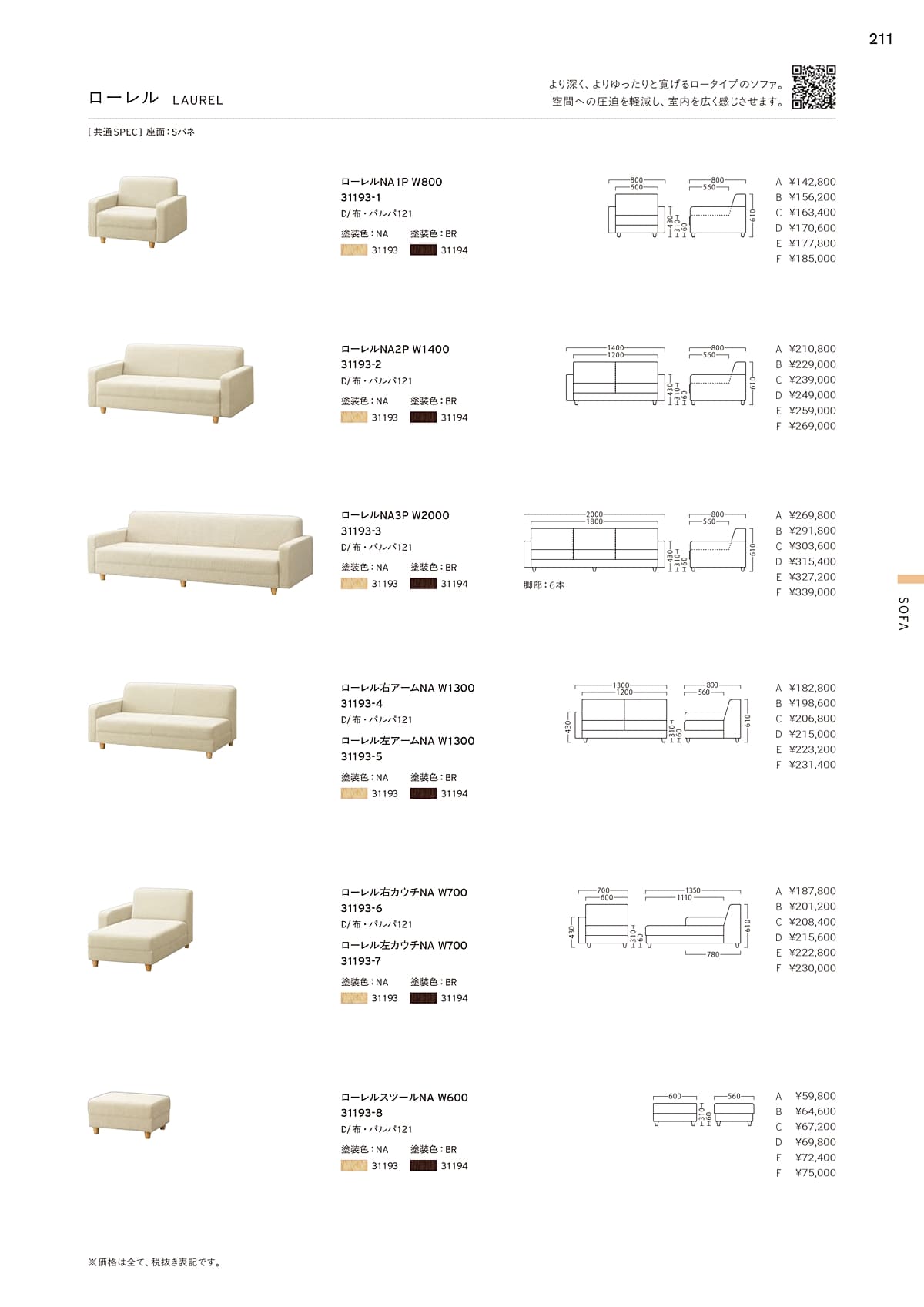 法人様限定 プロシード ラウンジソファ ローレル右カウチ [2]