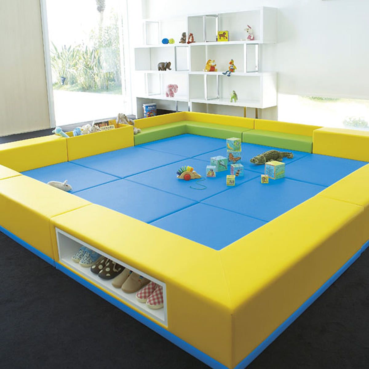 法人様限定 プロシード キッズ家具 キッズマット メロディーC サークル付マットC900 [3]