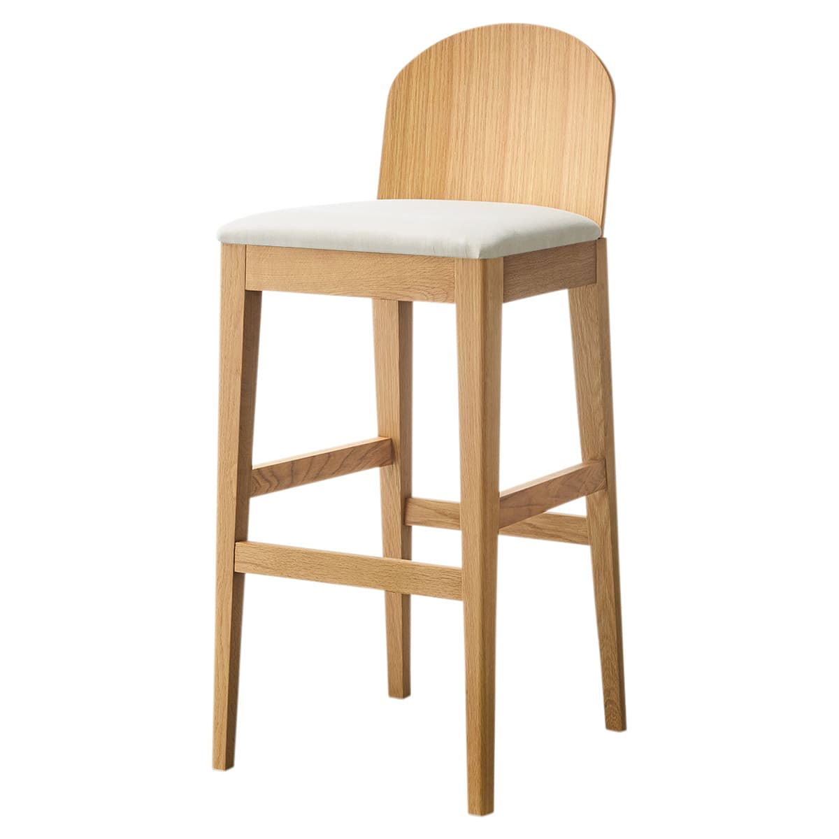 商品詳細（サイズ）■主材：オーク■成形合板：突板（オーク板目）■重量：約8.4kg■サイズ：W415×D490×H1000（SH755）■補足：完成品／カラー選択／張地選択／脚カット可【注意事項】※使用材の特性上、色合いや風合いに個体差が生...