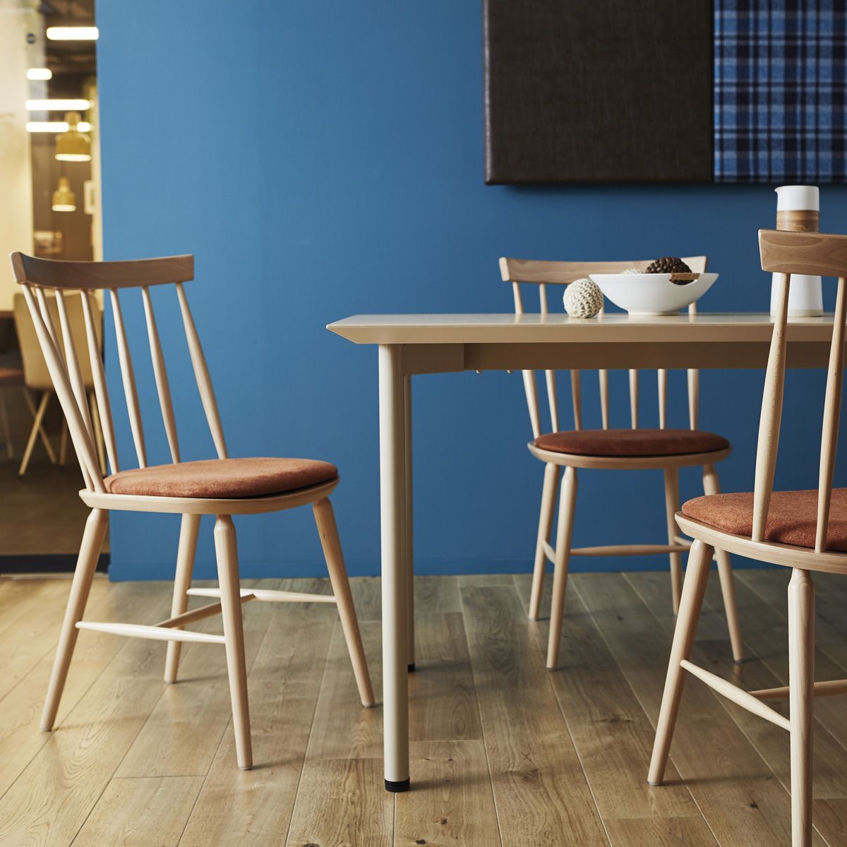 法人様限定 クオン(オーツー) ダイニングチェア 木製椅子 アンティライスH [3]