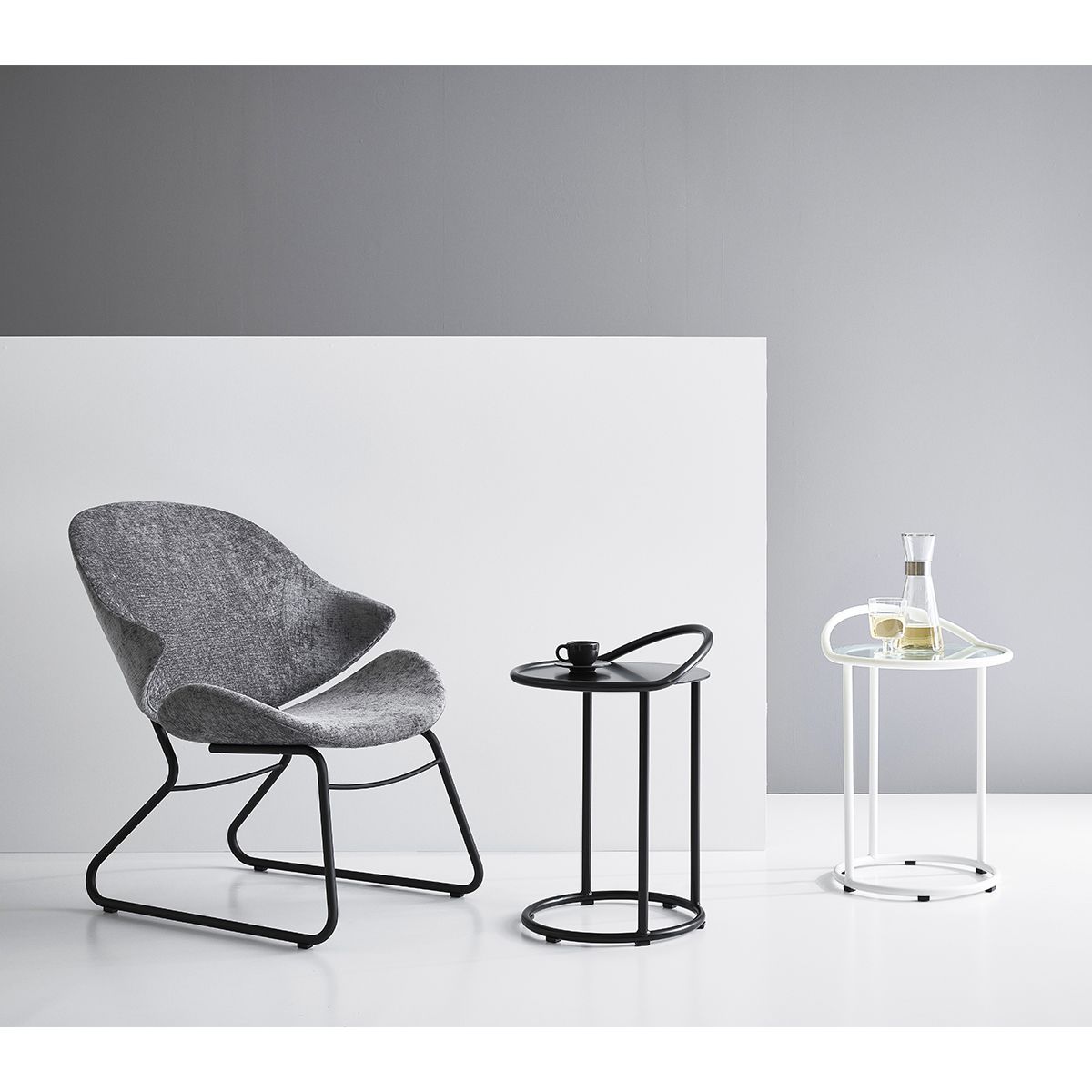 法人様限定 クオン サイドテーブル タンプテーブル 1 スチール天板 [3]