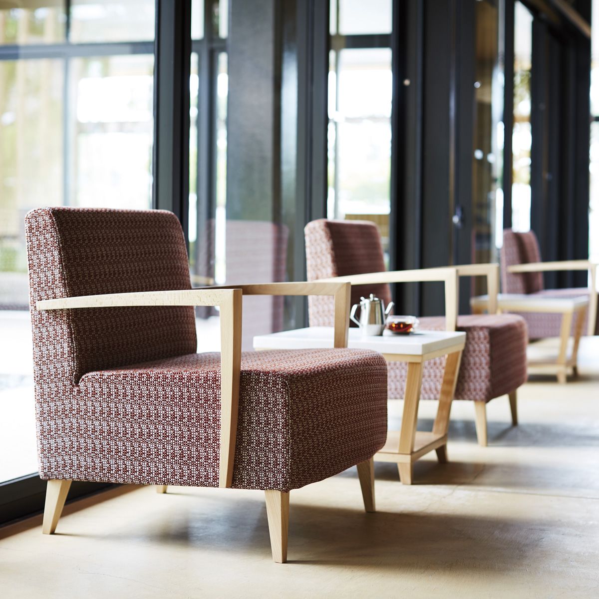 法人様限定 クオン(オーツー) ラウンジソファ アルバ1P