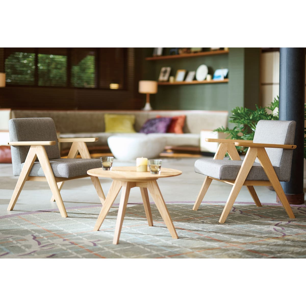 法人様限定 桜屋工業(チェリー) ダイニングチェア 木製椅子 ナッシュビル [2]