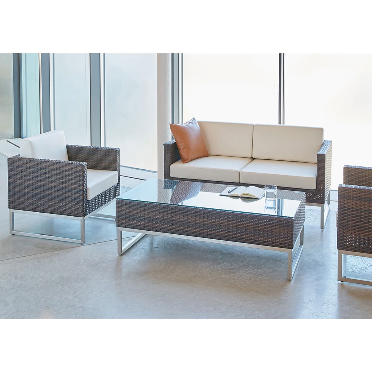 法人様限定 桜屋工業(チェリー) ラウンジソファ マラガL (別張品)