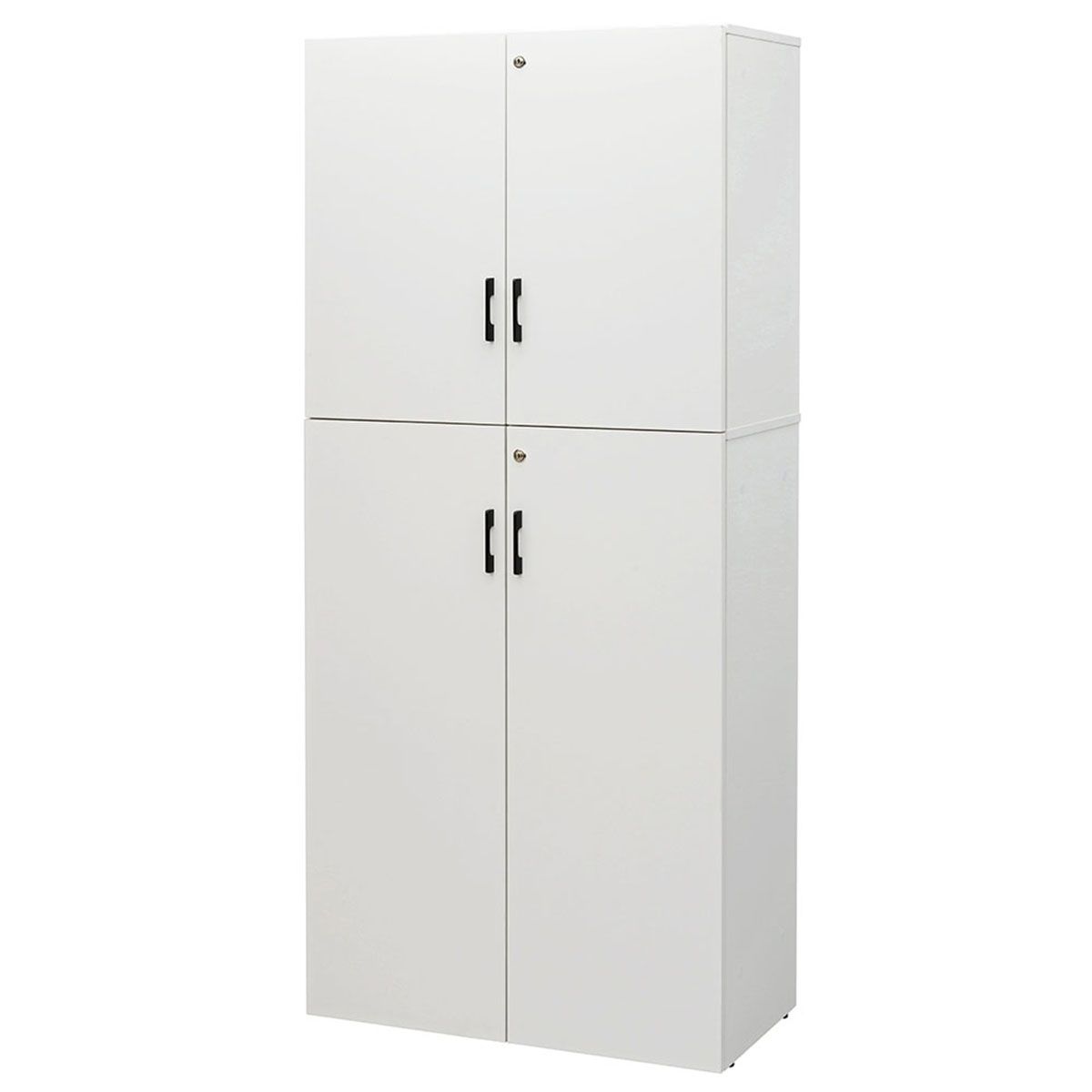 法人様限定 アールエフヤマカワ オフィス家具 書庫 プラン 木製ハイシェルフ 上下扉付き RFPS-8018-JKD