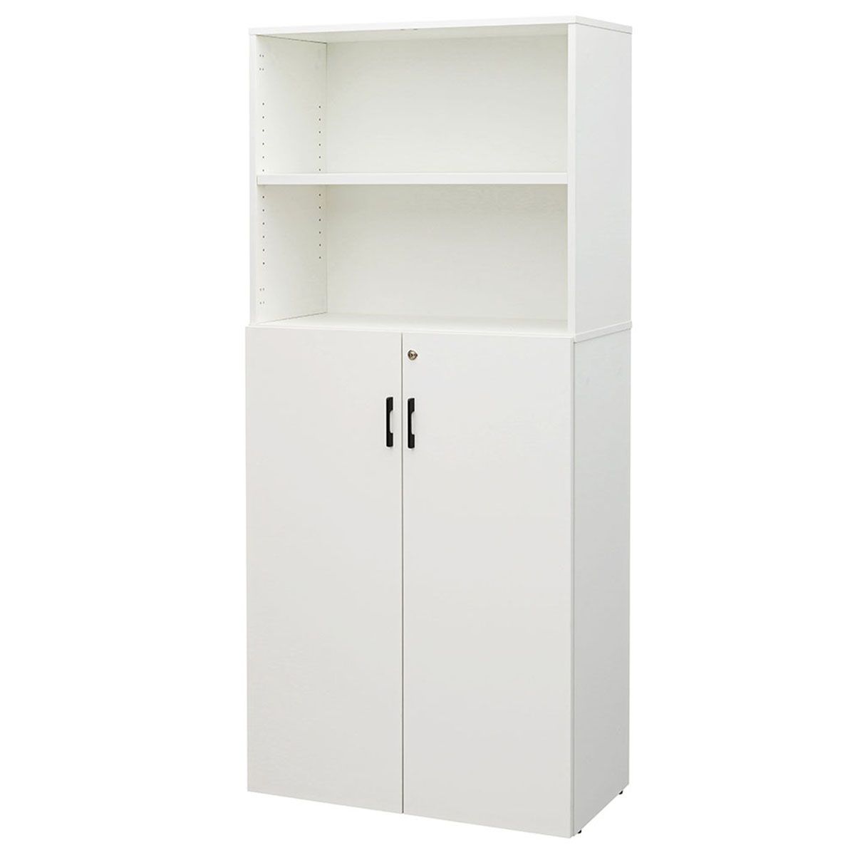 法人様限定 アールエフヤマカワ オフィス家具 書庫 プラン 木製ハイシェルフ 下部扉付き RFPS-8018-KD