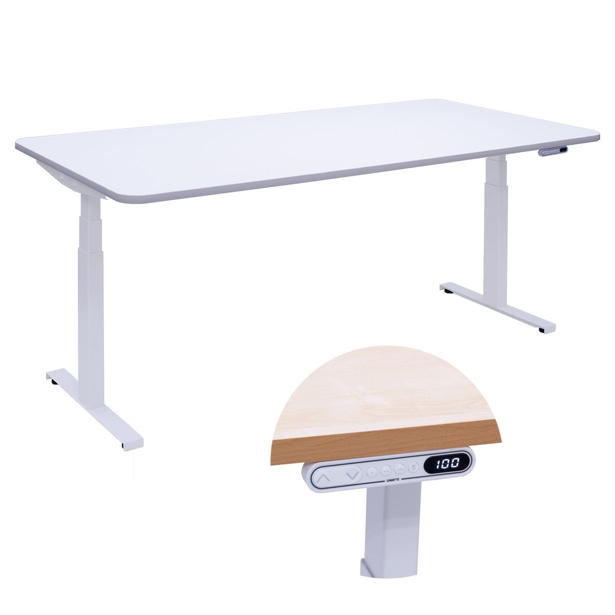 法人様限定 高田ベッド ダイニングテーブル ハイテーブル 電動昇降Nテーブル TB-1647