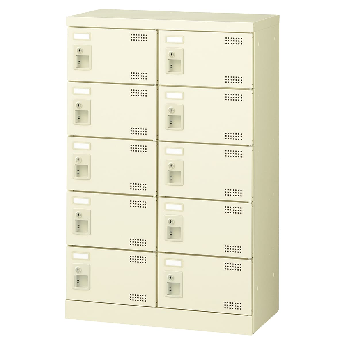 法人様限定 藤沢工業 オフィス家具 シューズボックス FSLB 5段2列（10人用）