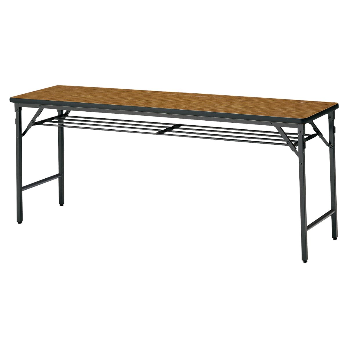 法人様限定 藤沢工業 ミーティングテーブル TWSテーブル ソフトエッジ 棚付 パネル無