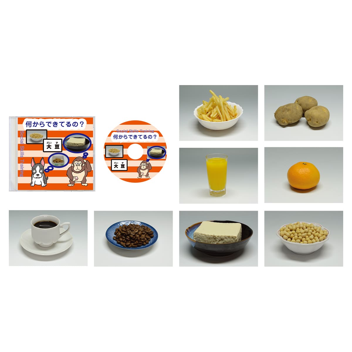 法人様限定 トッケン キッズ家具 知育玩具 何からできてるの？CD付